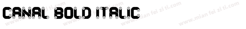 Canal Bold Italic字体转换